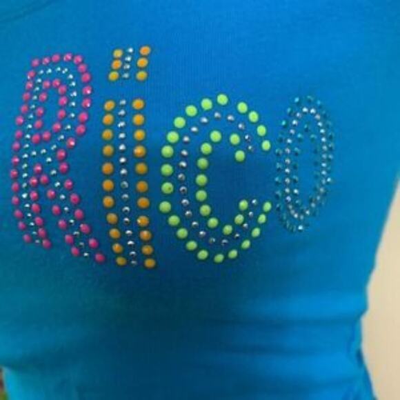 Splash Puerto Rico Baby Tee T-Shirt Size Small - Picture 3 of 4